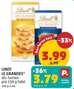 PENNY Lindt les grandes Angebot