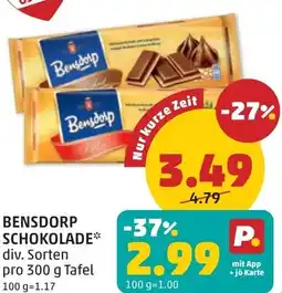 PENNY Bensdorp schokolade Angebot
