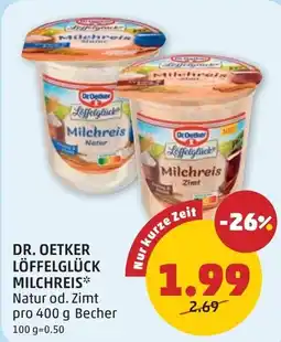 PENNY Dr. oetker löffelglück milchreis Angebot