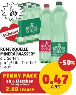 PENNY Romer quelle mineralwasser Angebot