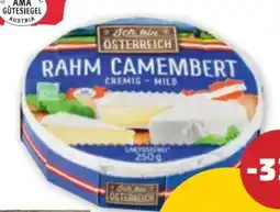 PENNY Ich bin Österreich Rahm Camembert Angebot