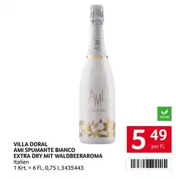 Transgourmet Villa Doral Ami Spumante Bianco Extra Dry Angebot