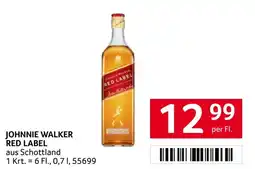 Transgourmet Johnnie Walker Red Label Blended Scotch Whisky Angebot