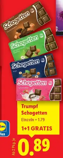 Lidl Trumpf Schogetten Angebot