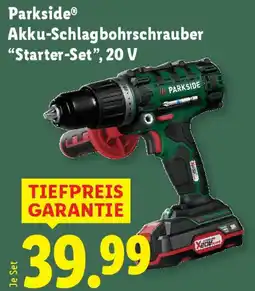 Lidl Parkside Akku-Schlagbohrschrauber "Starter-Set", 20 V Angebot
