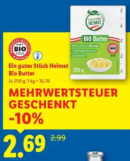 Lidl Ein gutes Stück Heimat Bio Butter Angebot