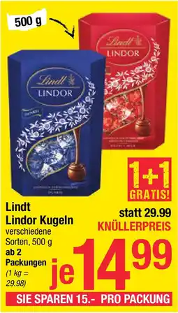 Maximarkt Lindt Lindor Kugeln Angebot