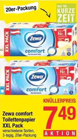 Maximarkt Zewa comfort Toilettenpapier Angebot