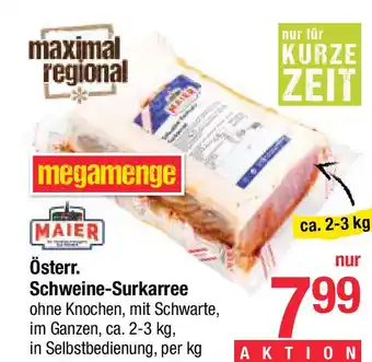 Maximarkt Österr Schweine-Surkarree Angebot