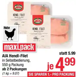 Maximarkt AIA Hendl-Filet Angebot