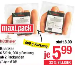 Maximarkt Knacker Angebot
