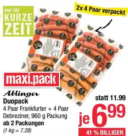 Maximarkt Ablinger Duopack Angebot
