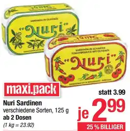 Maximarkt Nuri Sardinen Angebot