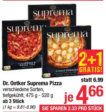 Maximarkt Dr. Oetker Suprema Pizza Angebot