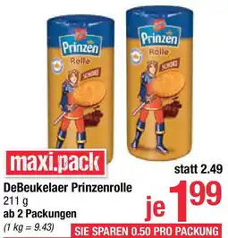 Maximarkt DeBeukelaer Prinzenrolle Angebot