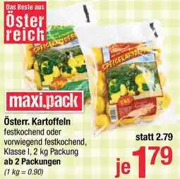Maximarkt Österr Kartoffeln Angebot