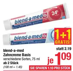 Maximarkt blend-a-med Zahncreme Basis Angebot