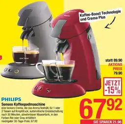 Maximarkt Senseo Kaffeepadmaschine Angebot