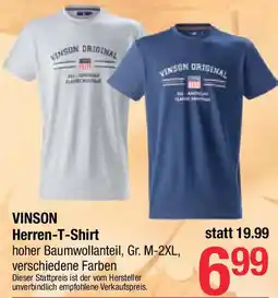Maximarkt VINSON Herren-T-Shirt Angebot