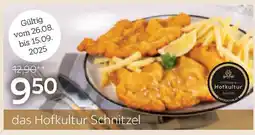 XXXLutz das Hofkultur Schnitzel Angebot