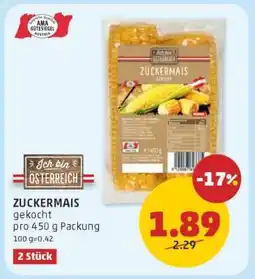 PENNY ZUCKERMAIS Angebot