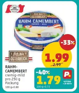 PENNY RAHM-CAMEMBERT Angebot