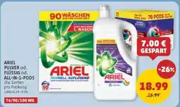 PENNY Ariel pulver od. flüssig od. all-in-1-pods Angebot