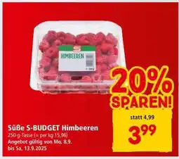Interspar süße S-BUDGET Himbeeren Angebot