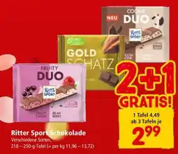 Interspar Ritter Sport Schokolade Angebot
