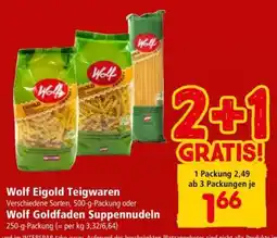 Interspar Wolf Eigold Teigwaren Angebot