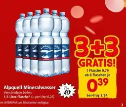 Interspar Alpquell Mineralwasser Angebot