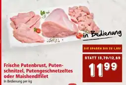 Interspar Frische Putenbrust, Putenschnitzel, Putengeschnetzeltes oder Maishendlfilet Angebot