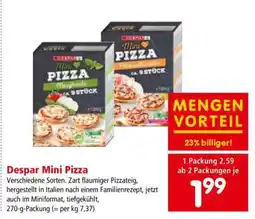 Interspar Despar Mini Pizza Angebot