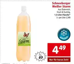 Interspar Schneeberger Weißer Sturm Angebot