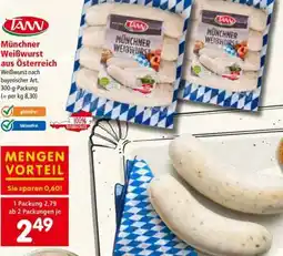 Interspar Münchner Weißwurst aus Österreich Angebot