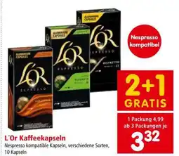Interspar L‘OR Kaffeekapseln Angebot