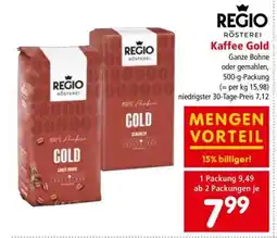 Interspar Kaffee Gold Angebot