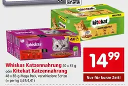 Interspar Whiskas Katzennahrung oder Kitekat Katzennahrung Angebot