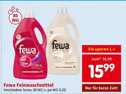 Interspar Fewa Feinwaschmittel Angebot