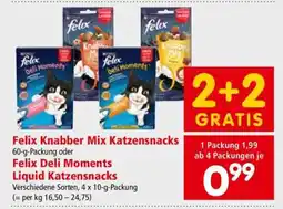Interspar Felix Knabber Mix Katzensnacks Angebot