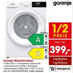 Interspar Gorenje Waschtrockner Angebot