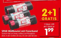 Interspar SPAR Müllbeutel mit Fixierband Angebot