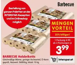 Interspar Barbecue Holzbriketts Angebot