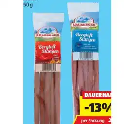 Hofer Bergluftstangen Mild oder Scharf HOFER Angebot