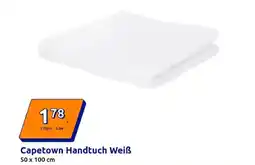 Action Capetown Handtuch Weiß Angebot