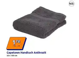 Action Capetown Handtuch Anthrazit Angebot