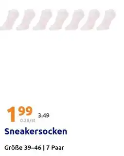 Action Sneakersocken Angebot