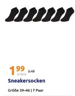 Action Sneakersocken Angebot