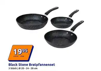 Action Black Stone Bratpfannenset Angebot