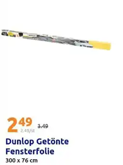 Action Dunlop Getönte Fensterfolie Angebot